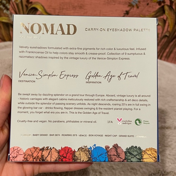 Nomad Cosmetics Eyeshadow Palette Venice-Simplon Express - Host Pick! - Picture 9 of 11